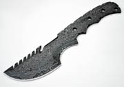 Survival Tracker Damascus Large Carbon Steel Blank Blade Knives Knife Making