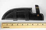 Large Black Leather Tracker Sheath Fixed Blade Knife Hunting Skinning Blanks Knives